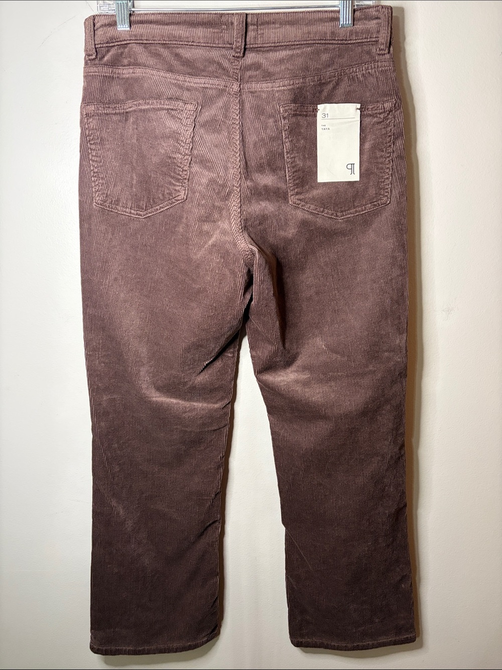 Pilcro Straight-Leg Corduroy Jeans in Brown - Picture 5 of 6
